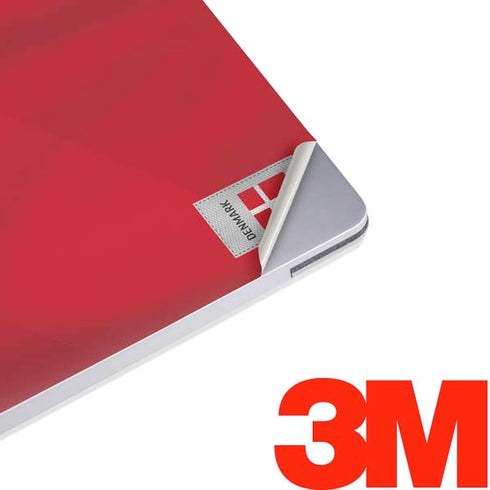 Denmark Soccer Flag Surface Laptop 2 Skin